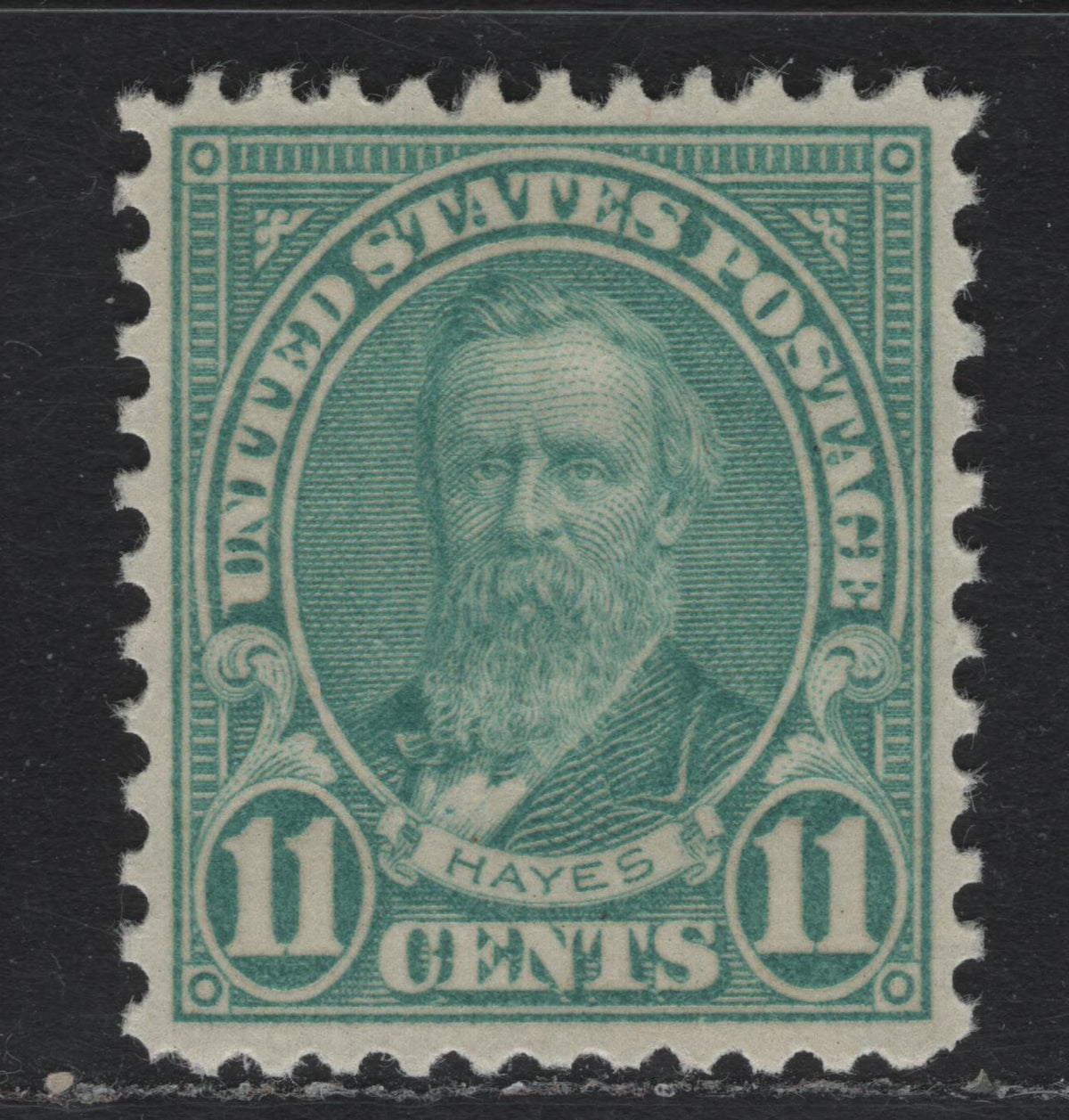 Lot 97 United States SC#692 11c Light Turquoise Blue , 1931 4th Bureau Issue, A SUPNH Single, Rotary Press, Perf 11x10.5, Type 3 Gum Breaker Ridges Spaced 12mm Apart & 24 Vertical Striations Per Inch.
