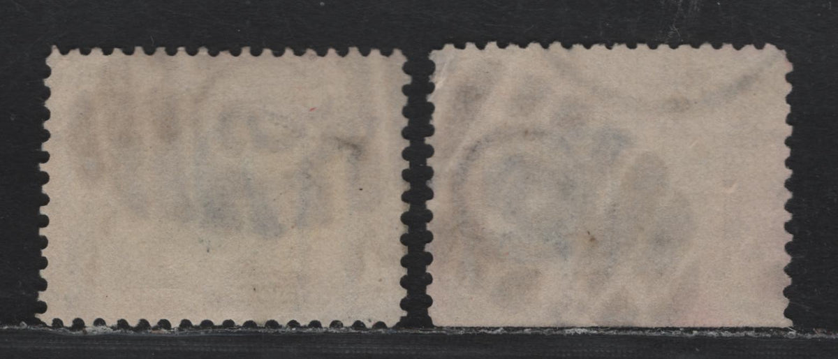 Lot 119 United States (C)SC#296 4c Orangy Brown/Deep Orangy Brown & Black , 1901 Pan-American Exposition Issue, 2 Very Good/Fine Used Singles, Upright Wmk, Crisp Barred Numeral Cancels Are Scarcer, As Most of The Time They Are Heavily Struck.