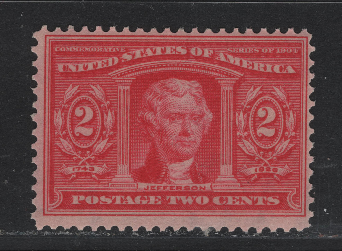 Lot 168A United States SC#324 2c Rose Carmine , 1904 Louisiana Purchase Issue, A FNH Single, Sideways Inverted & Reversed Wmk