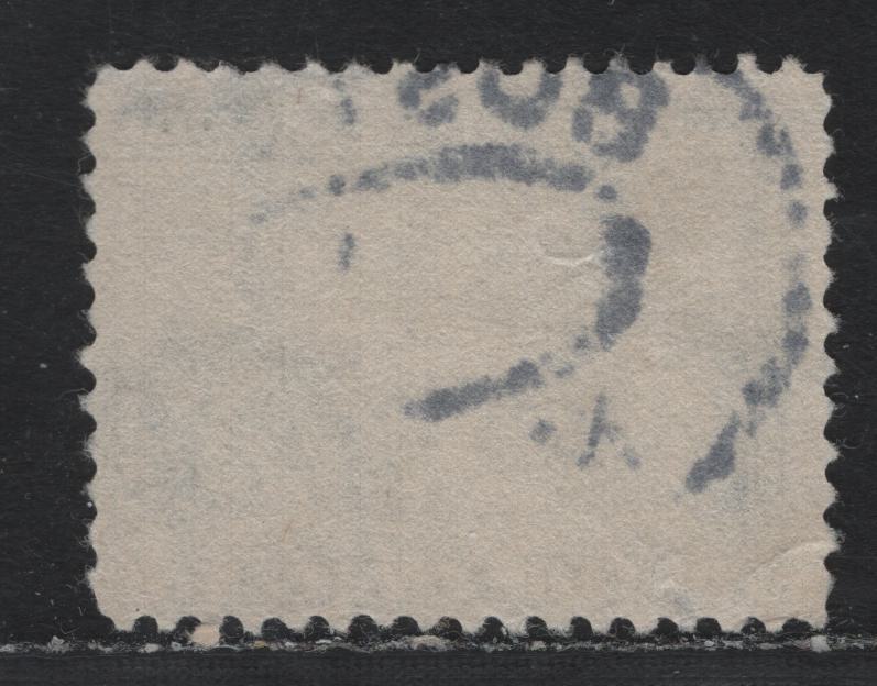Lot 206 United States SC#330 5c Blue , 1907 Jamestown Exposition Issue, A Very Good Used Single, Inverted Wmk, Very Light Corner Crease At Lower Left