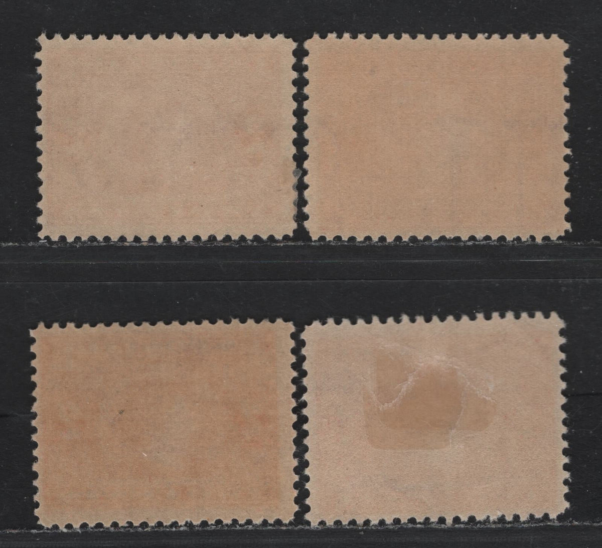 Lot 227 United States SC#370 2c Carmine , 1909 Alaska Yukon Pacific Exposition Issue, 4 FOG Singles, All 4 Watermark Positions (Normal, Reversed, Inverted & Inverted & Reversed)