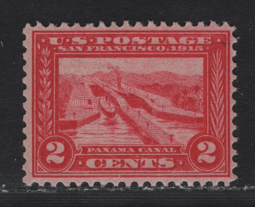Lot 259 United States SC#398 2c Rose Carmine , 1913 Panama Pacific Issue, A VFNH Single, Upright Wmk