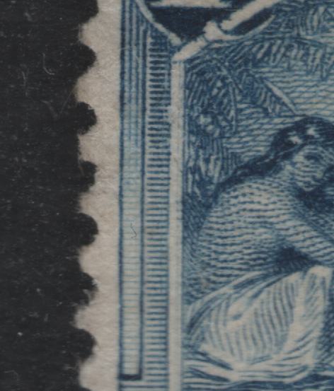 Lot 5 United States SC#230var 1c Deep Blue , 1893 Columbian Exposition Issue, A Fair Used Single, Showing A Significant Double Transfer, Well Documented & Major Double Transfer, Offered As A Reference Item