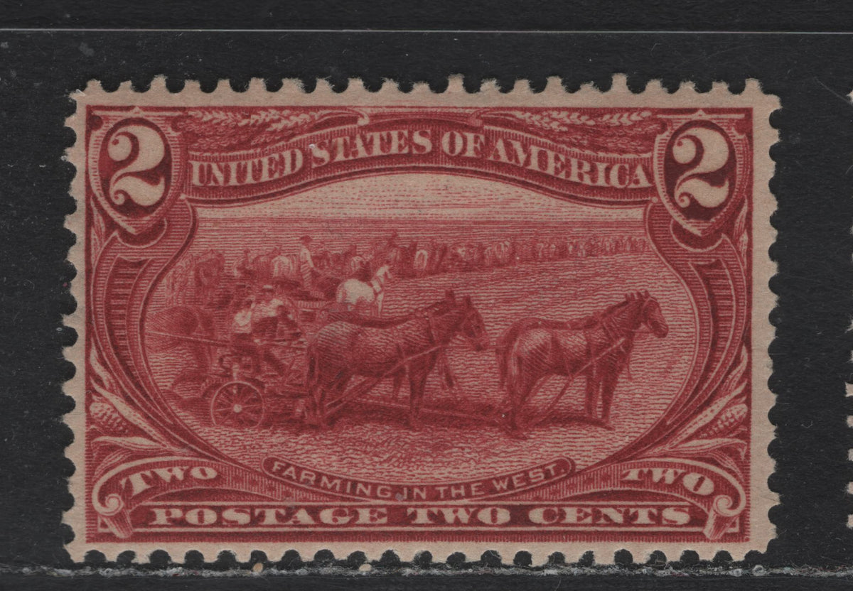 Lot 66 United States SC#286 2c Copper Red , 1898 Trans-Mississippi Issue, A VFOG Single, Sideways Wmk