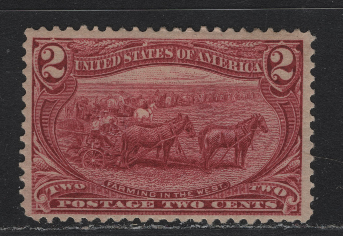 Lot 68 United States SC#286 2c Copper Red , 1898 Trans-Mississippi Issue, A VFOG Single, Sideways Inverted Wmk