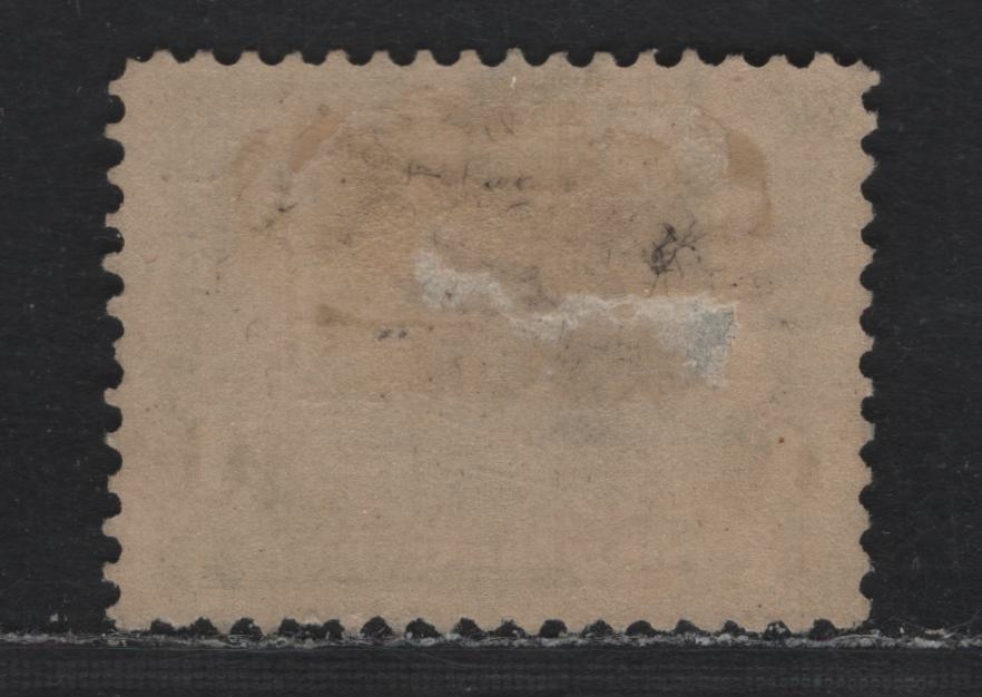 Lot 93 United States SC#294var 1c Dark Blue Green & Black , 1901 Pan-American Exposition Issue, A FOG Single, Upright Wmk, Showing The 'Low Ship' In Which The Vignette Has Been Shifted 2-3mm Downwards, Small Hinge Thin.