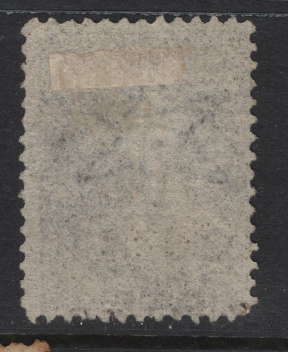 Lot 332 New Zealand (C) SG#75 6d Black Brown Queen Victoria, 1862-1864 Chalon Heads Issue, A Very Good Used Single, Large Star Wmk, Perf 13