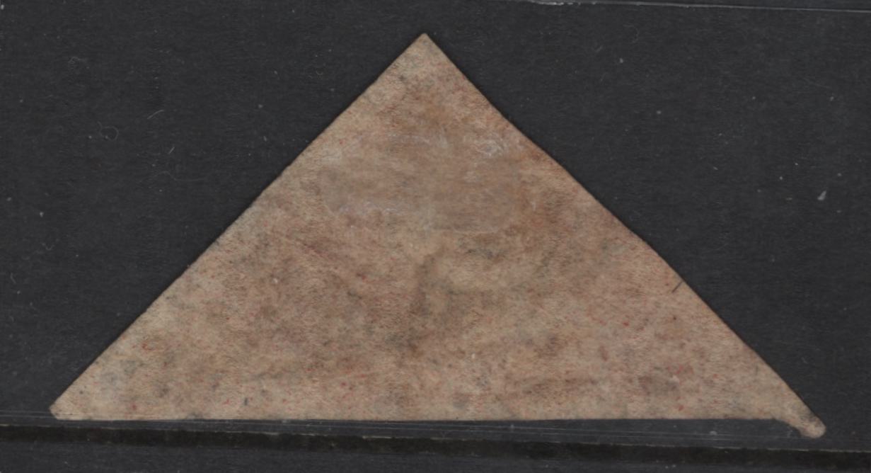 Lot 378 Cape Of Good Hope (C) SG#18a 1d Deep Carmine Red Reclining Hope, 1863-1864 Reclining Hope Issue, A Fine Used Single, Sideways Wmk, De La Rue Printing, Wide Margins On Bottom & Right To Just Touching At Left.