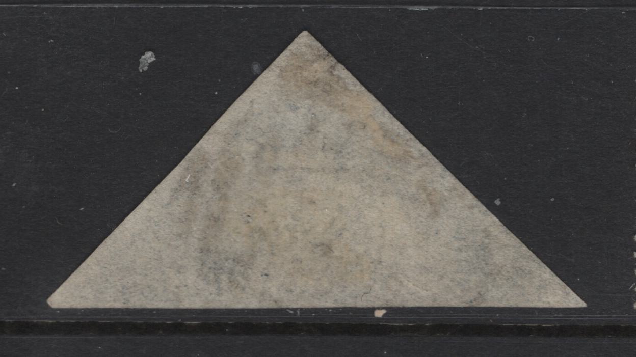 Lot 379 Cape Of Good Hope (C) SG#19b 4d Slate Blue Reclining Hope, 1863-1864 Reclining Hope Issue, A Fine Used Single, De La Rue Printing, Wide Margin At Right, Full Margin At The Bottom And Just Barely Clear At The Left.