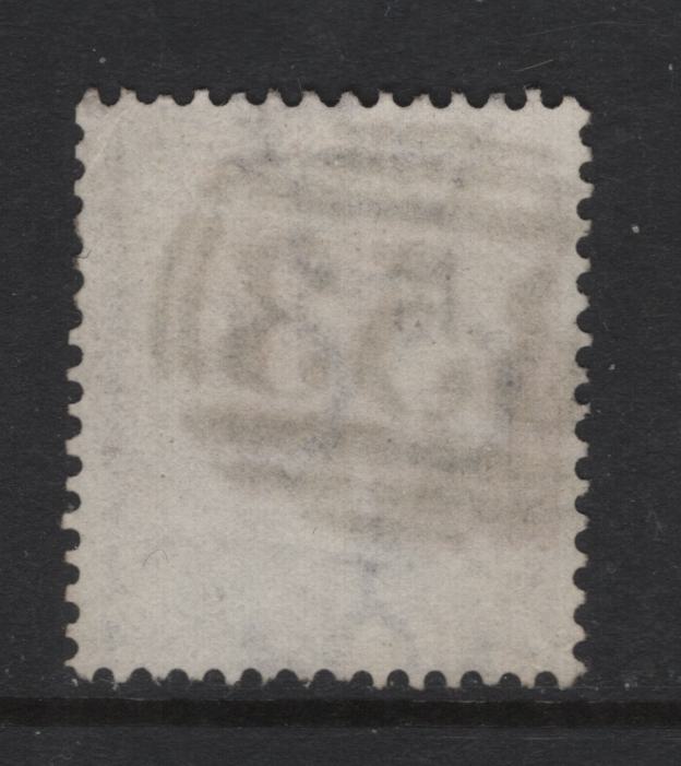 Lot 386 Mauritius (C)  SG#63 6d Dull Violet Queen Victoria, 1863-1872 Queen Victoria Keyplate Issue, A Fine Used Single, Crown CC Wmk, Buld B53 Cancel