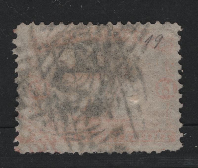 Lot 39 Newfoundland #30 13c Orange Schooner, 1865-1875 First Cents Issue, A Good Used Single