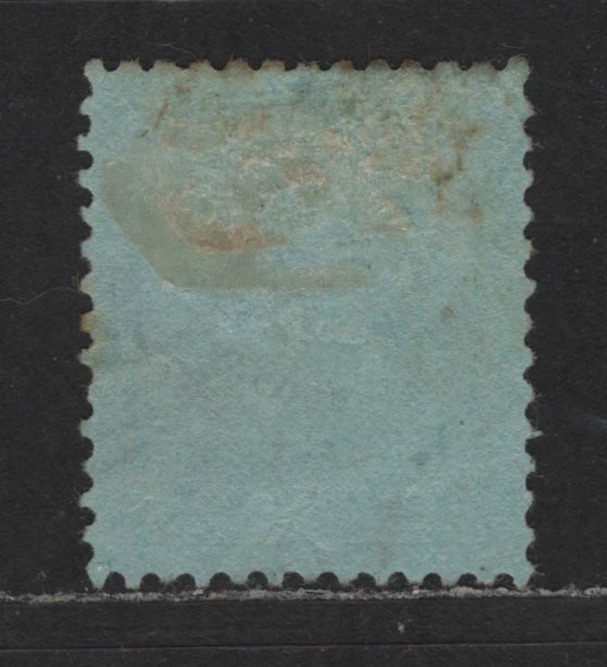 Lot 467 Canada #91 5c Blue on Bluish Paper King Edward VII, 1903-1910 King Edward VII Issue, A VG Unused Single VF Centered, But Light Crease & Toning, Interesting Re-Entry Listed On Trimble's Website