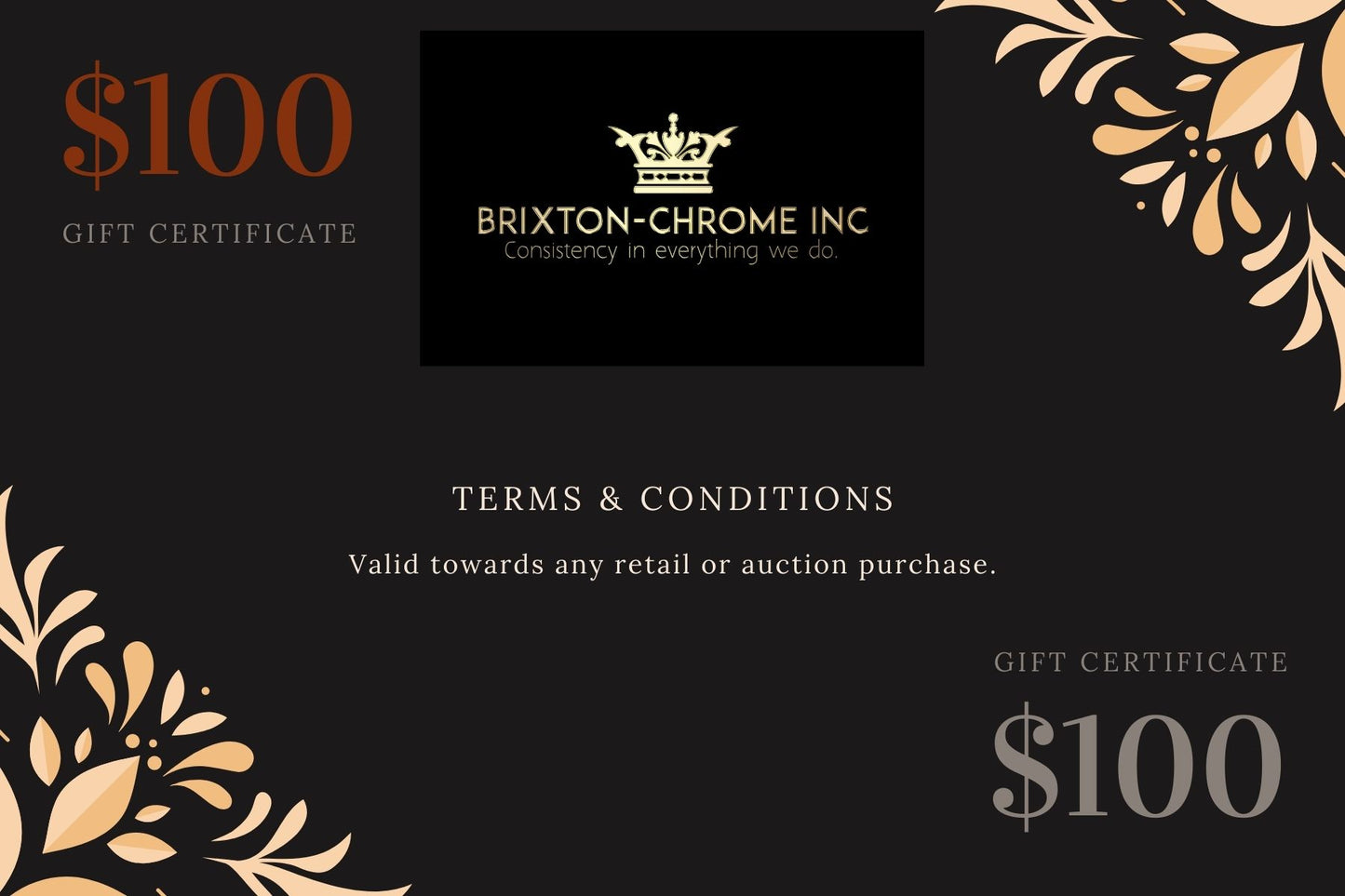 Brixton Chrome Gift Card