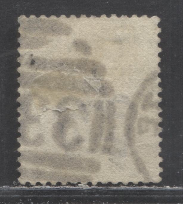 Great Britain SC#84 (SG#160) 4d Grey Brown 1880-1883 Large Coloured Corner Letters, Plate 18 Printing, Imperial Crown Wmk, A Very Good - Fine Used Example, Click on Listing to See ALL Pictures, Estimated Value $25