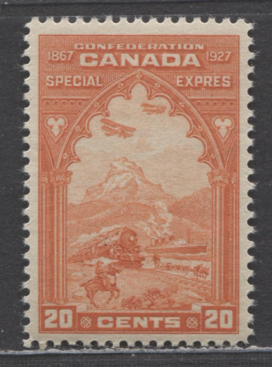 Lot 48 Canada #E3 20c Orange, 1927 Special Delivery, A VFOG Single