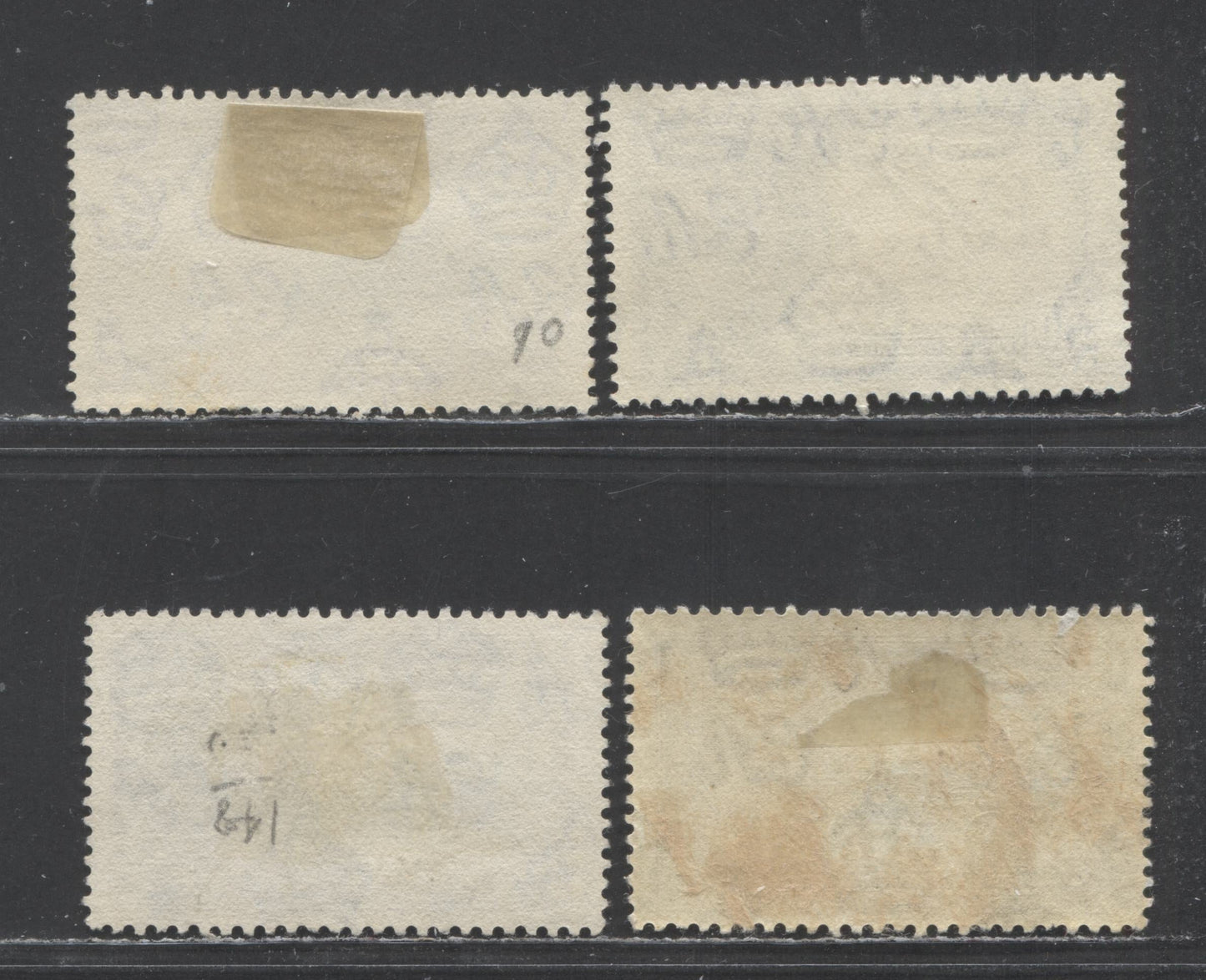Hong Kong SC#147-150 1935 Silver Jubilee Issue, 4 Fine/Very Fine Used Singles, Click on Listing to See ALL Pictures, 2022 Scott Classic Cat. $18.75 USD