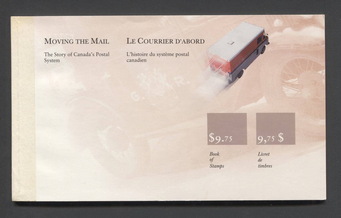 Canada #BK118-a (SG #SB128) 1990 Canada Post Issue, Complete $9.75  Booklet, Front Cover