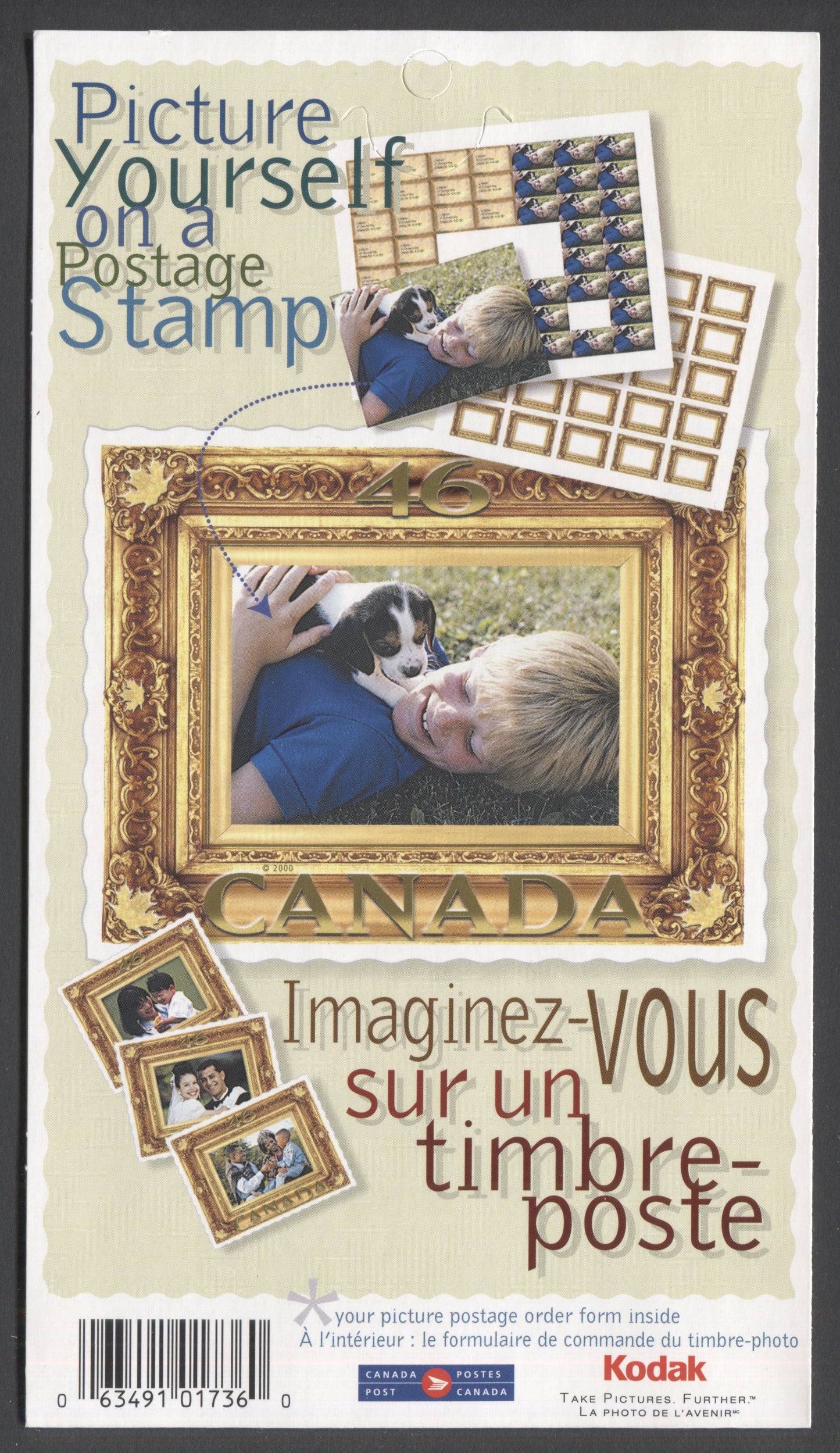Canada #BK227a-b 2000 Picture Postage Issue, Complete $2.30 Booklet, JAC Paper, Dead Paper, 4 mm GT-4 Tagging