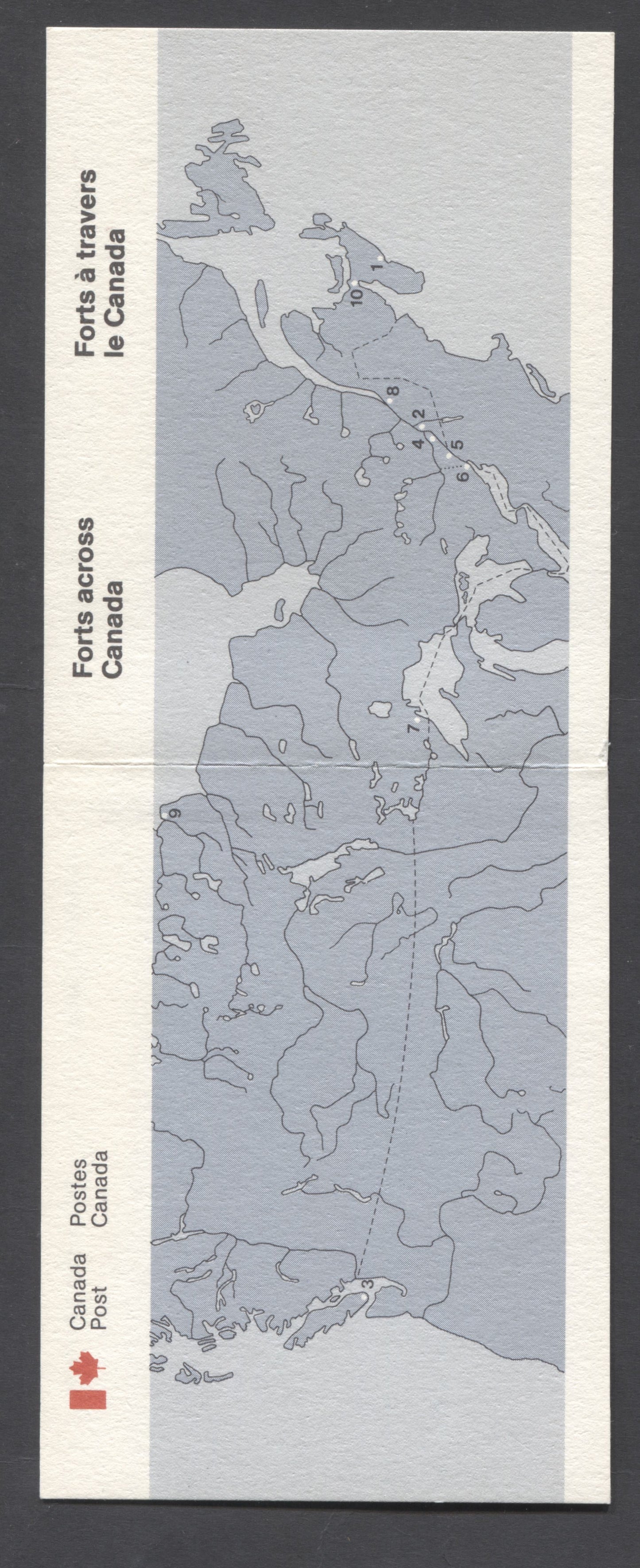 Canada #BK86 (SG #SB93) 1983 Canadian Forts Issue, Complete $3.2  Booklet, Front Cover