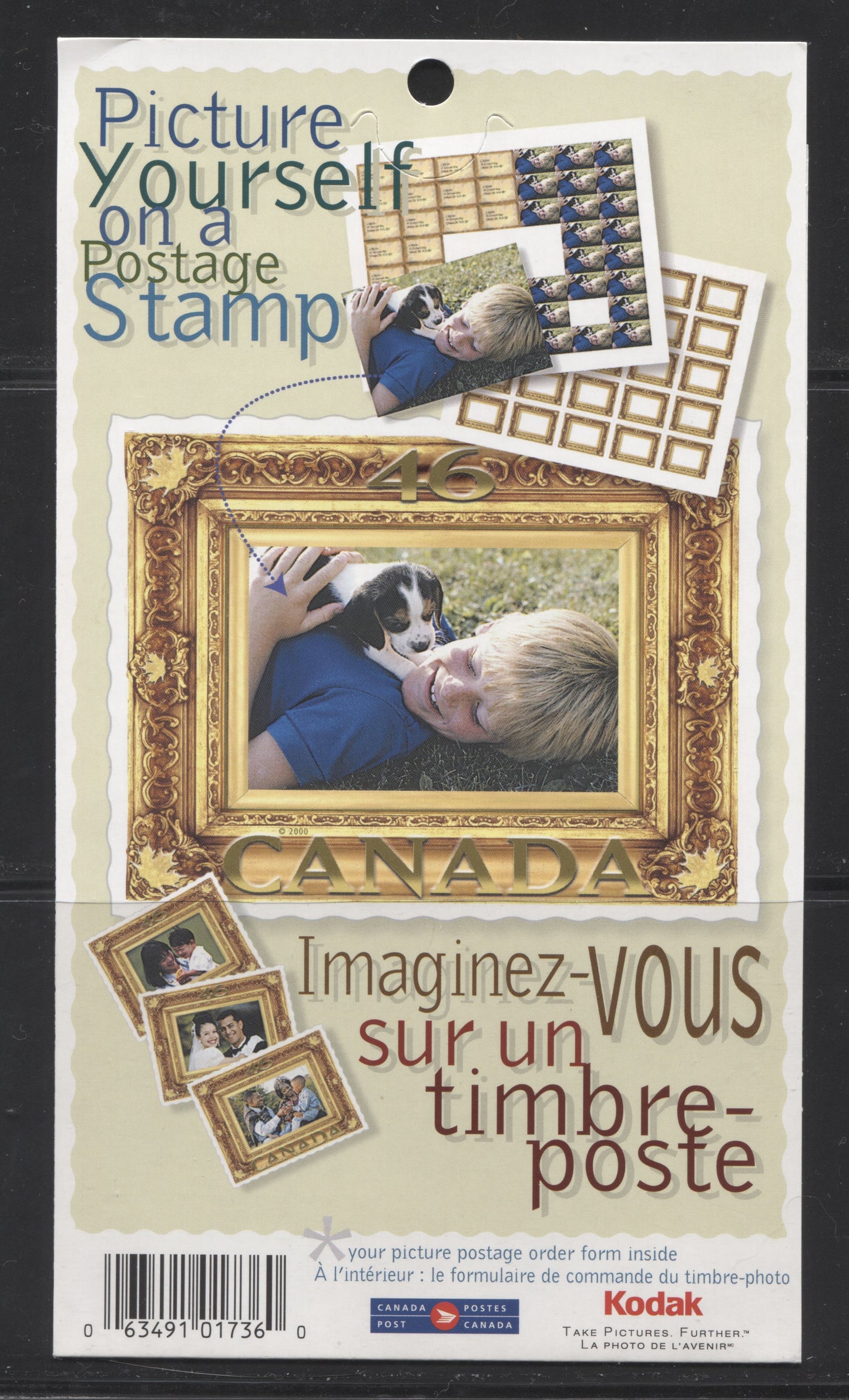 Canada #BK227a-b 2000 Picture Postage Issue, Complete $2.30 Booklet, JAC Paper, Dead Paper, 4 mm GT-4 Tagging Brixton Chrome 
